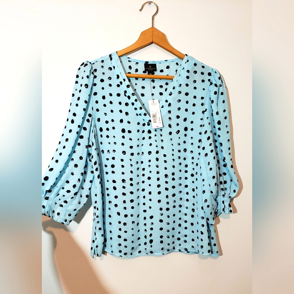 Worthington Light Blue Blouse